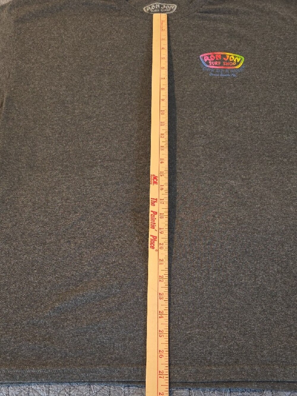 Ron Jon Charcoal Gray Short-Sleeve Tee with Neon Logo - Picture 5 of 5